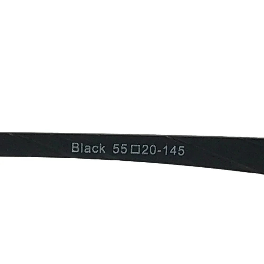 Peach Tree by Capri Eyeglasses Frames PT88 Black Rectangle Wire Rim 55-20-145